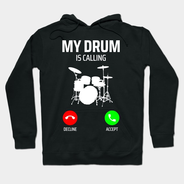 drums Hoodie by Mandala Project